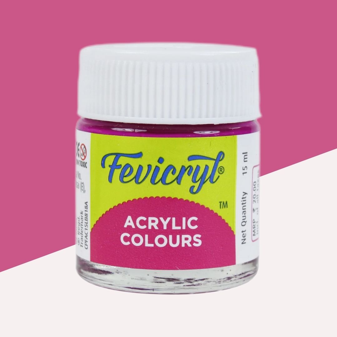 Fevicryl Acrylic Colour – Deep Bril Purple : Elevate Your Artistic Expressions with Vibrant Hues ( Pack of 1 ) - Topperskit LLP