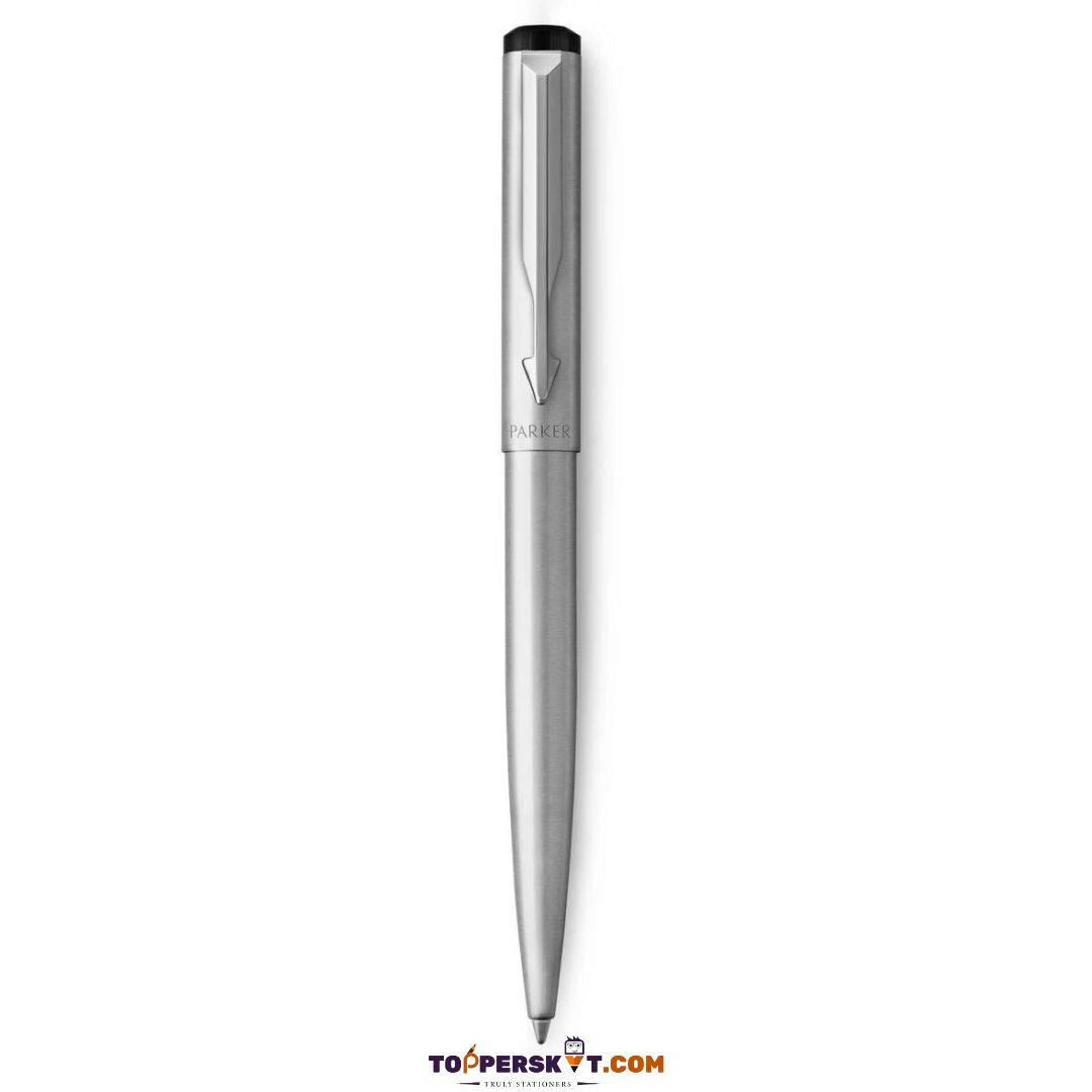Parker Vector Stainless Steel Ball Pen-Blue (Pack of 1)