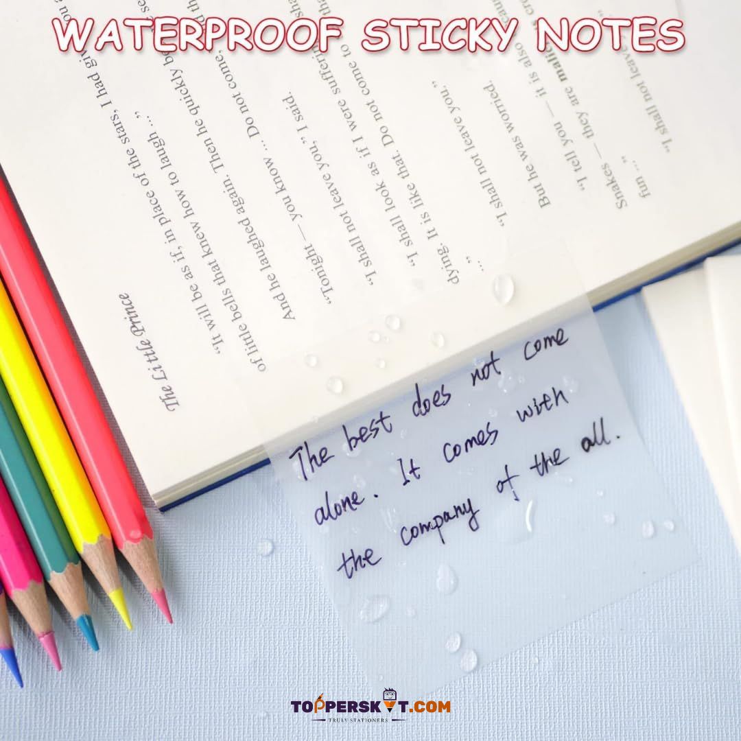 Transparent Sticky Notes (Pack of 50 sheets)