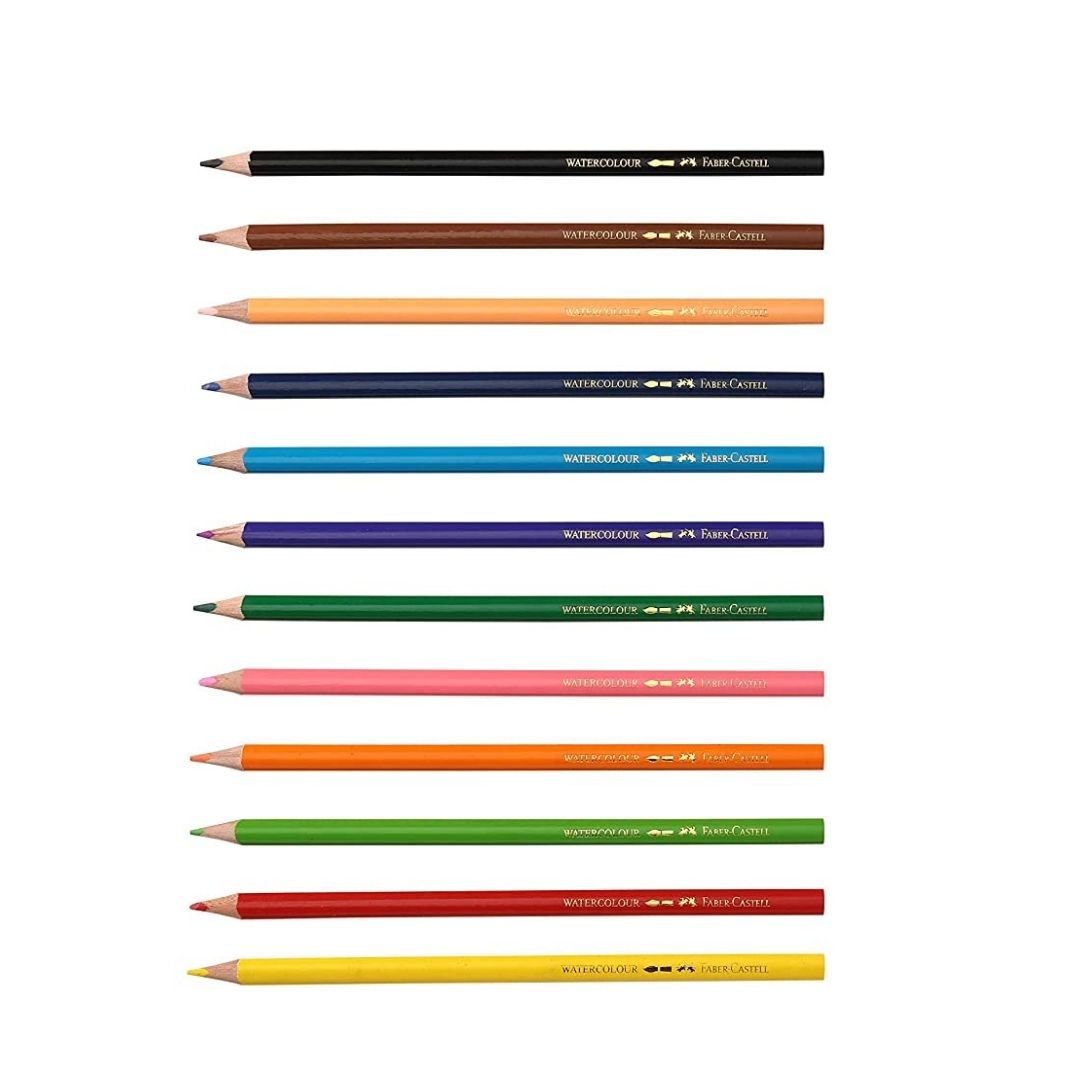 Faber-Castell Colour Pencil Set: Assorted Pencils ( Pack of 12 ) - Topperskit LLP