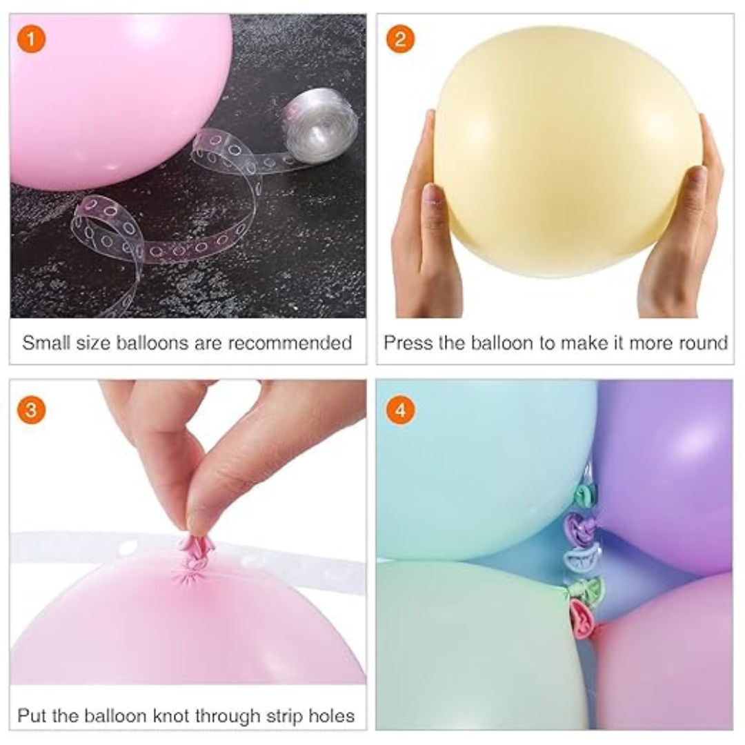 Balloon Reusable Arch Strip -Durable Plastic Material (Pack of 1)