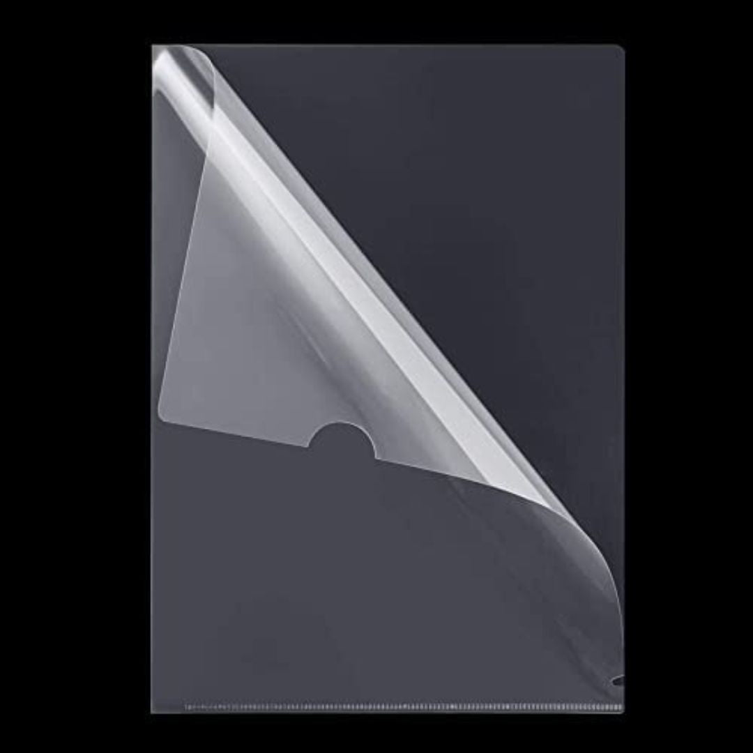 Worldone Clear Folder - Premium Plastic Folder for Organizing Documents ( Pack Of 20 )