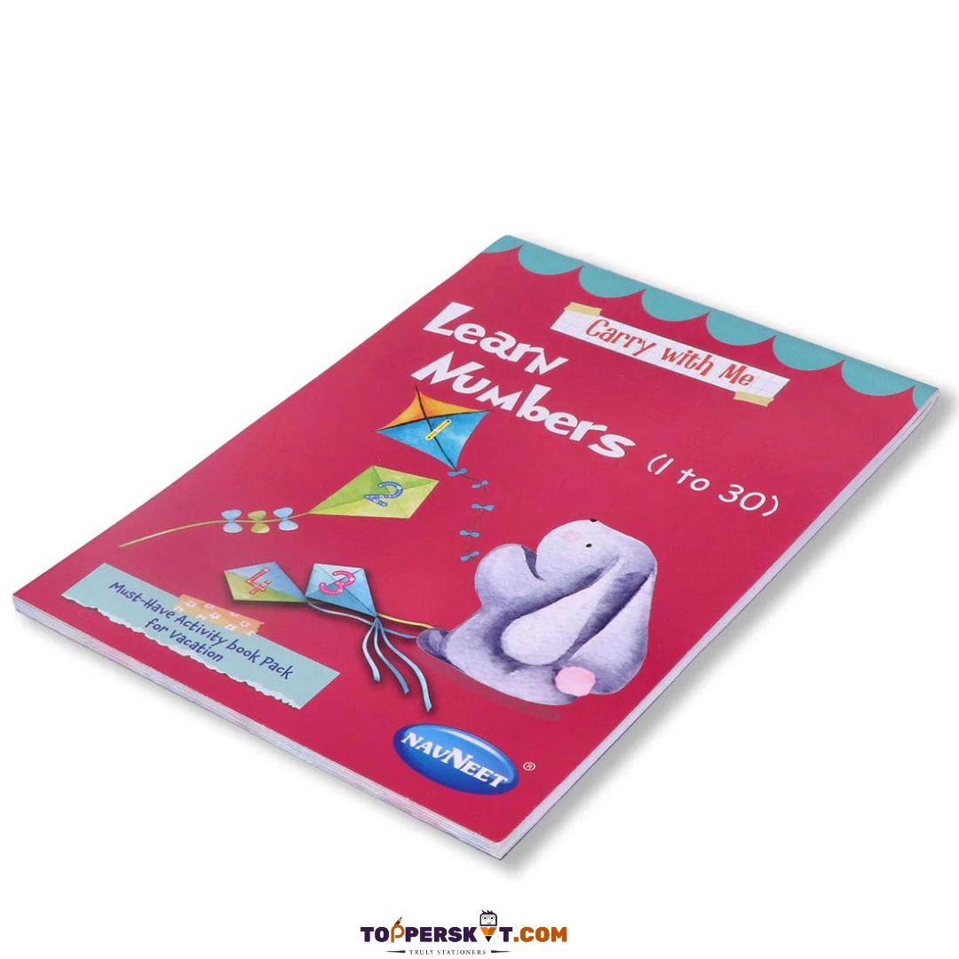 Navneet Carry With Me Series: Capital Letters, Small Letters, Spell & Write Numbers 1 to 30 & More (Pack of 1)