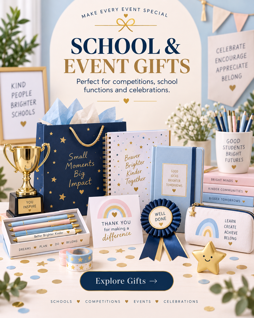 School & Event Gifts