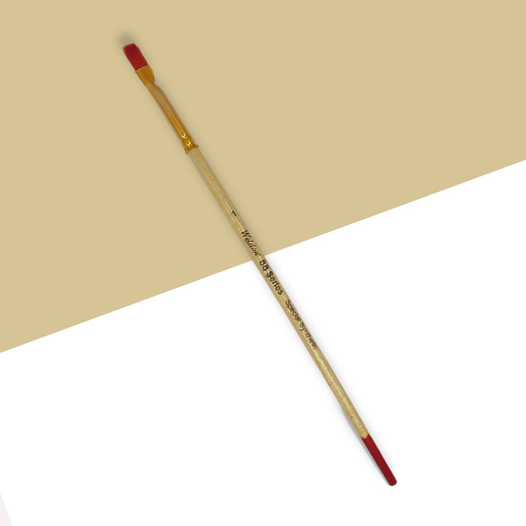 Weldon Flat Paint Brush Size-1 (Pack Of 1)