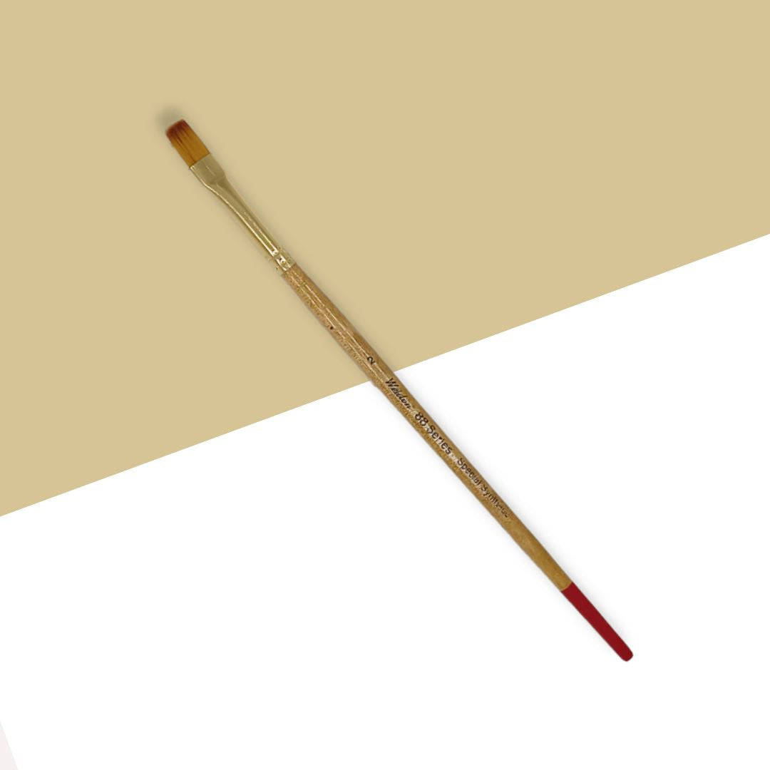Weldon Flat Paint Brush Size-2 (Pack Of 1)