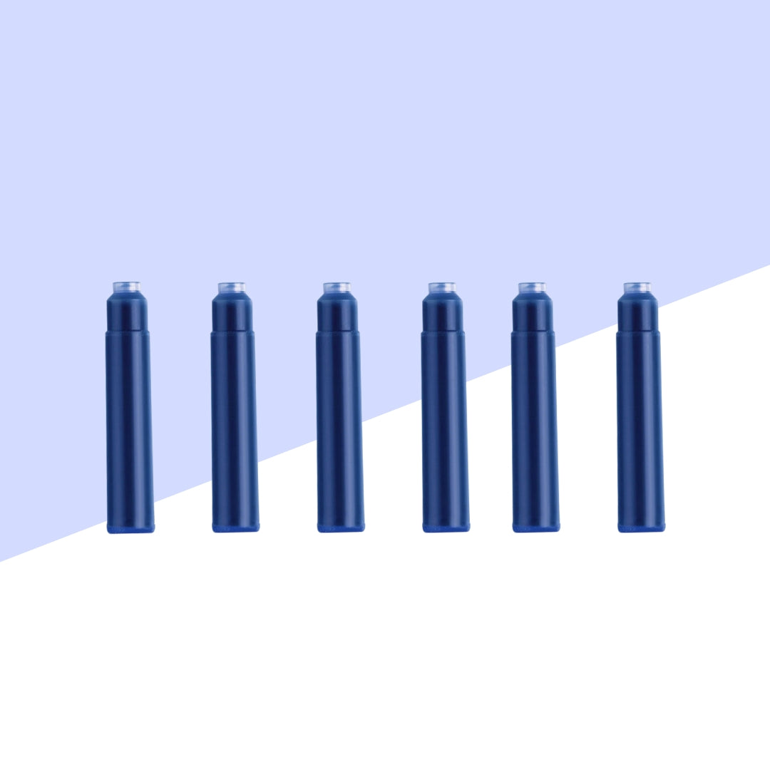Pierre Cardin Ink Cartridges – Blue Ink (Pack of 6)