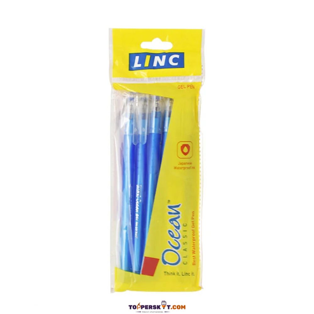 Linc Ocean Waterproof Gel Pen – Black ( Pack of 1 )