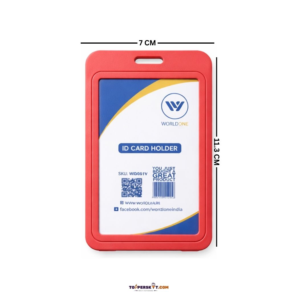 WorldOne Premium Vertical I-D Card Holder