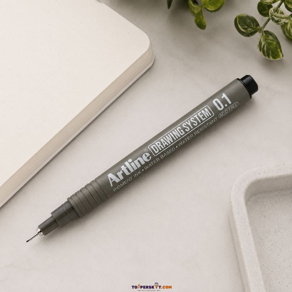 Artline Premium Drawing System Pen 0.1 Black (Pack Of 1)