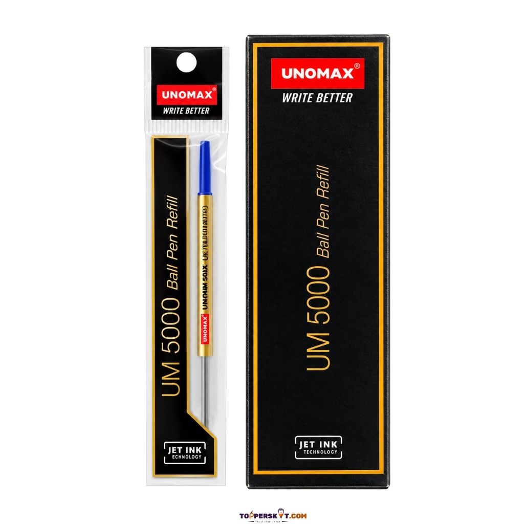 Unomax UM 5000 Ball Pen Refill - Blue Pack