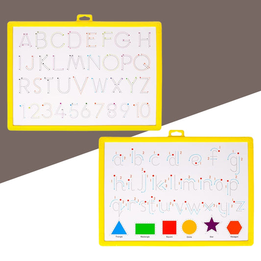 Dot-to-Dot Write & Wipe Double-Sided Practice Board (Pack of 1)