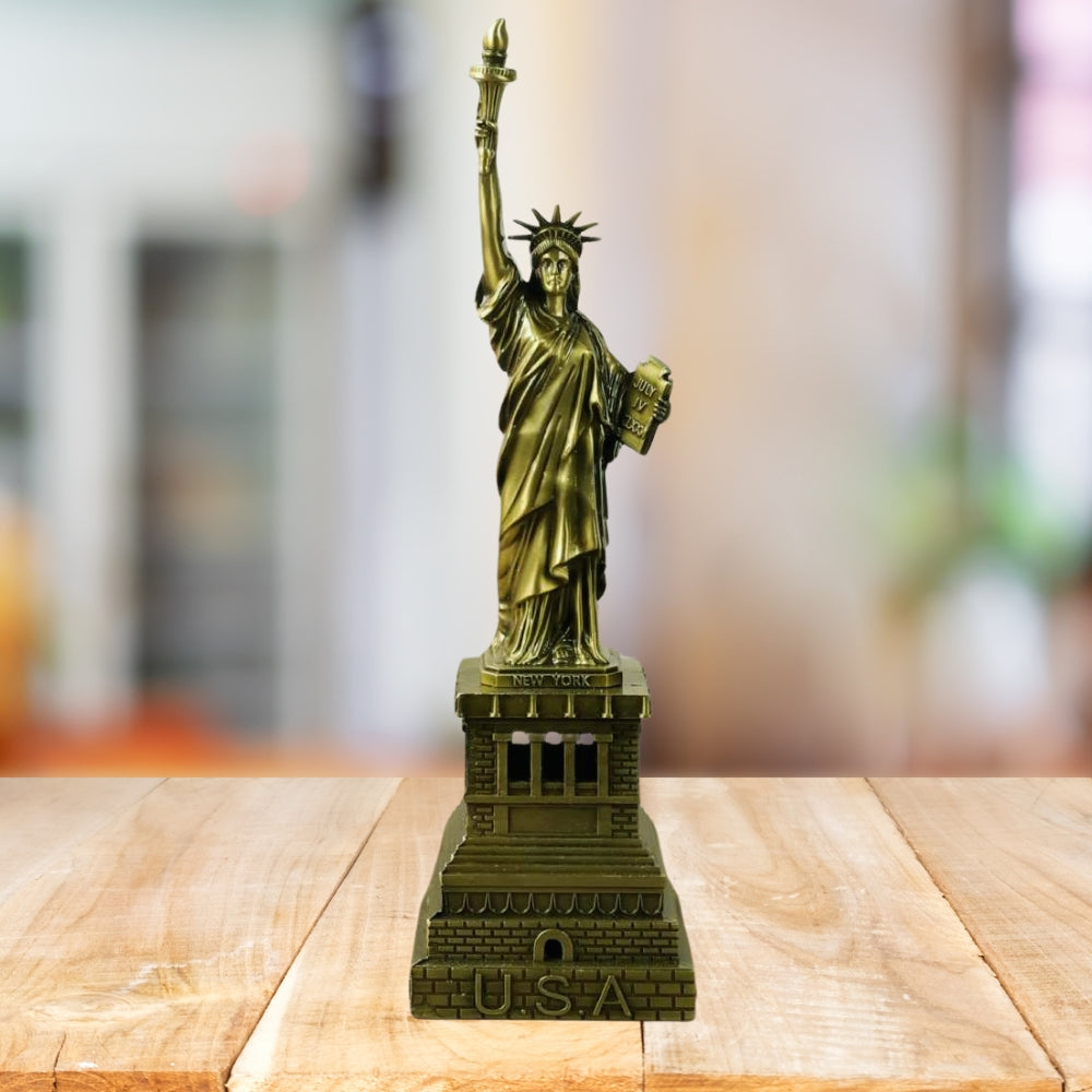 World Famous Metal Statue of Liberty – USA Showpiece (Pack of 1)