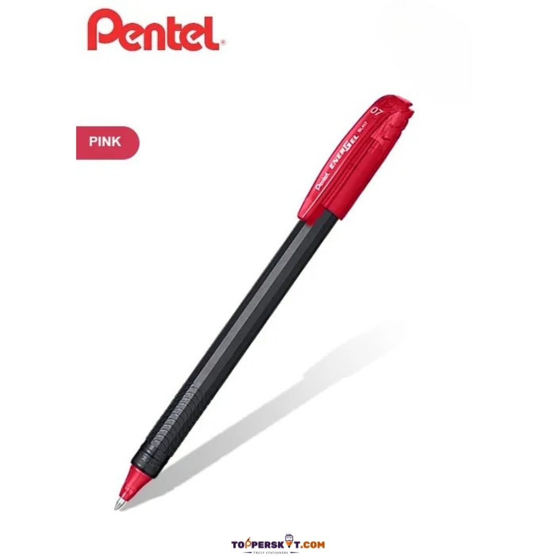 Pentel Ener Gel BK417 0.7 mm Gel Pen – Pink (Pack of 1)