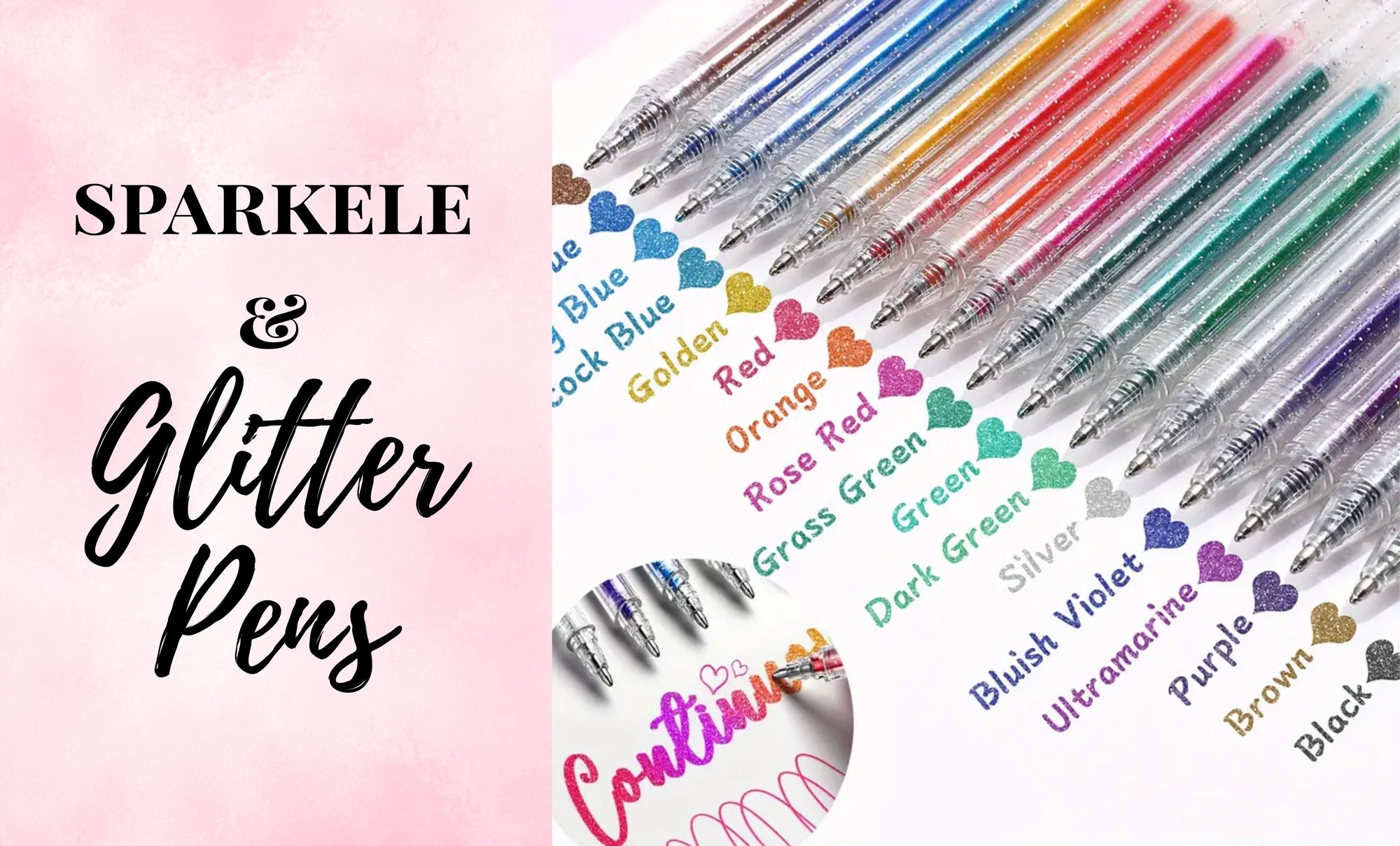 Sparkle & Glitter Pens