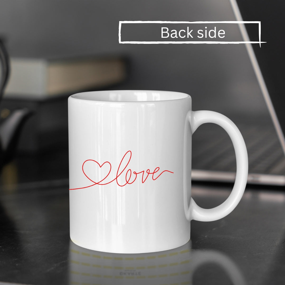 Stylish Coffee Mug with Printed Design (Pack of 1)