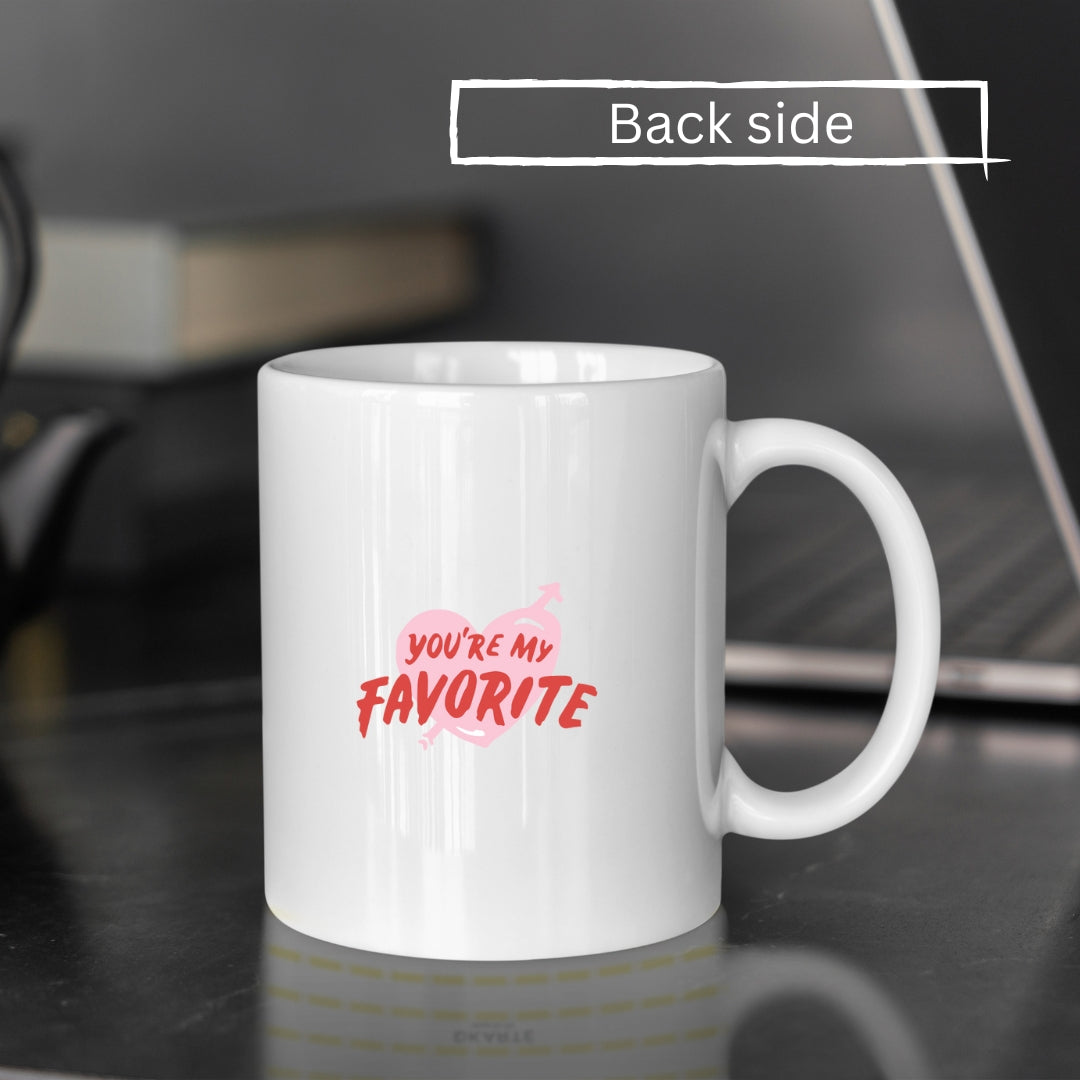 Stylish Coffee Mug with Printed Design (Pack of 1)