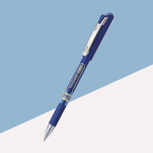 Flair Techno Gel Pen – Blue: Contemporary Elegance in Every Stroke ( Pack of 1 ) - Topperskit LLP