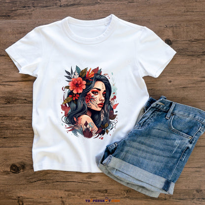 White Printed T-Shirt – Stylish & Comfortable (Pack f 1)