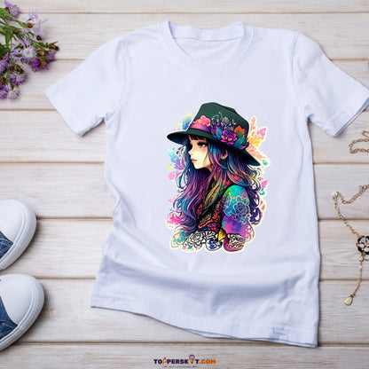 White Printed T-Shirt – Stylish & Comfortable (Pack f 1)