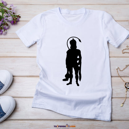 White Printed T-Shirt – Stylish & Comfortable (Pack f 1)