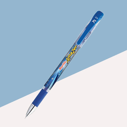 Rorito Amazer Gel Pen – Blue: Maxel Tip for Fast & Smooth Writing, Waterproof Ink, Stylish ( Pack of 1 ) Design - Topperskit LLP