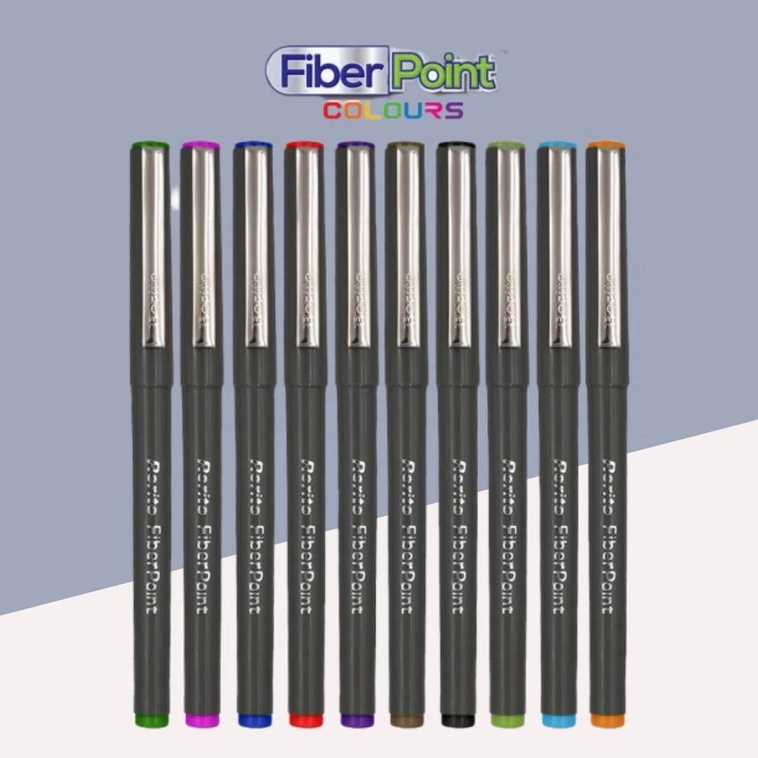 Rorito Fiberpoints Gel Pens Set : Vibrant Colours ( Pack of 10 ) - Topperskit LLP