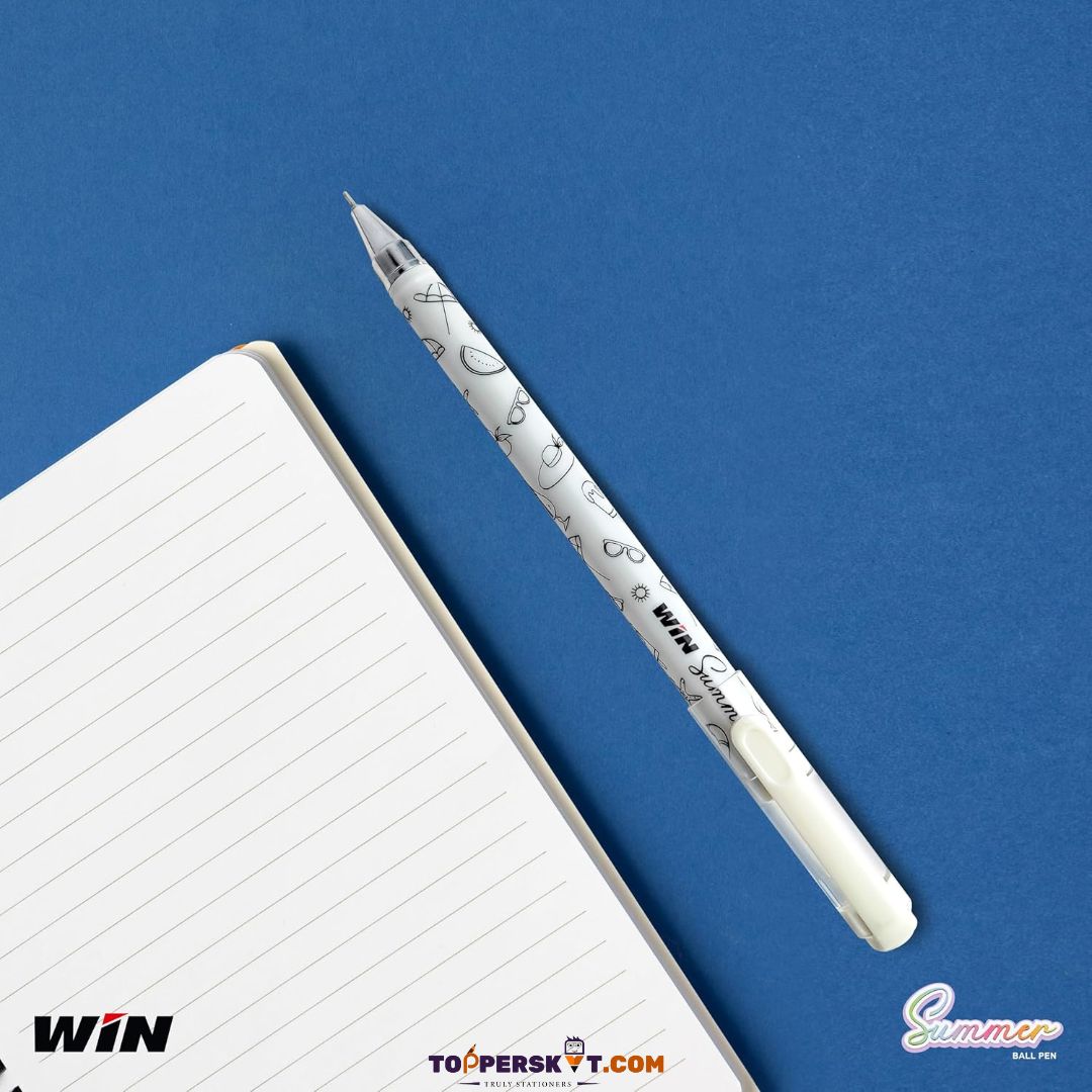 Win Summer Ball Pen - Black (Pack of 1)