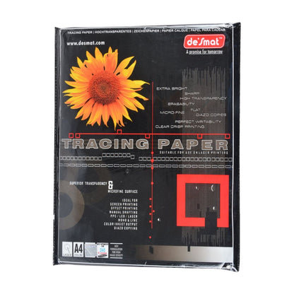 Premium A4 Tracing Paper: Versatile Medium for Artists, Crafters, and Designers ( Pack of 100 ) - Topperskit LLP