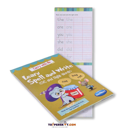 Navneet Carry With Me Series: Capital Letters, Small Letters, Spell & Write Numbers 1 to 30 & More (Pack of 1)