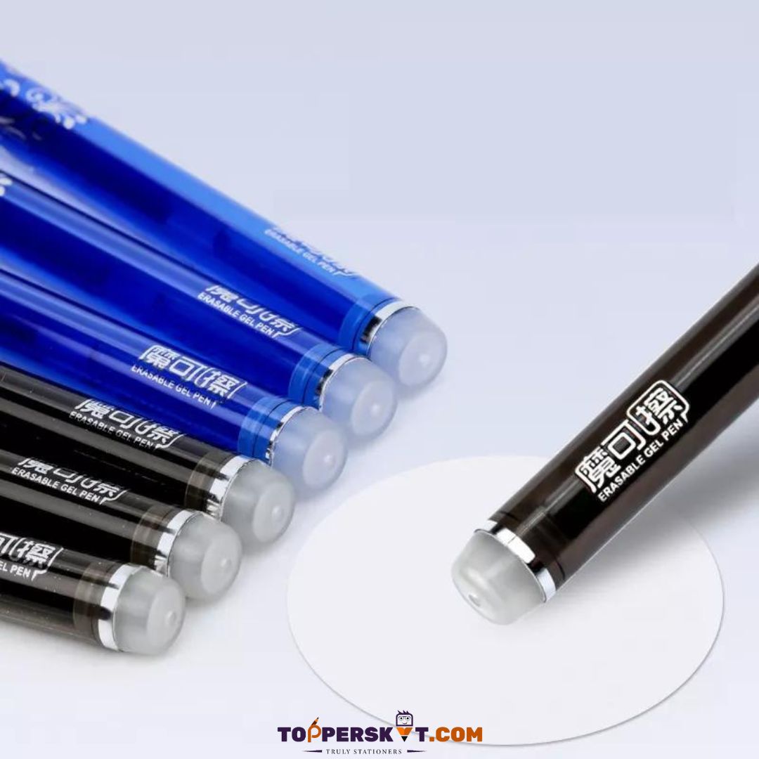 MagicWipe Erasable Gel Pen: Effortless Precision in Blue Ink ( Pack of 1 ) - Topperskit LLP