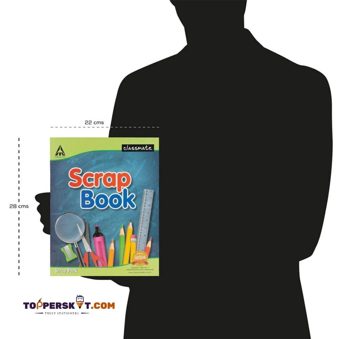 Classmate Scrap Book - Unruled : Soft Cover: Eco-Friendly Creative Companion ( Pack of 1 ) - Topperskit LLP