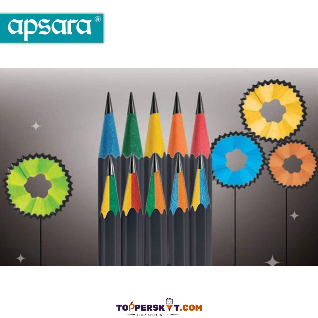 Apsara Matt Magic Pencils : Colors and Quality in Every Stroke ( Pack Of 10 ) - Topperskit LLP