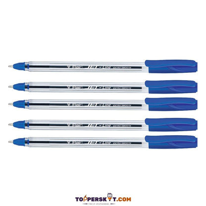 Flair Jet Line Ball Pen  – Blue: Effortless Writing with Bold Precision ( Pack of 5 ) - Topperskit LLP