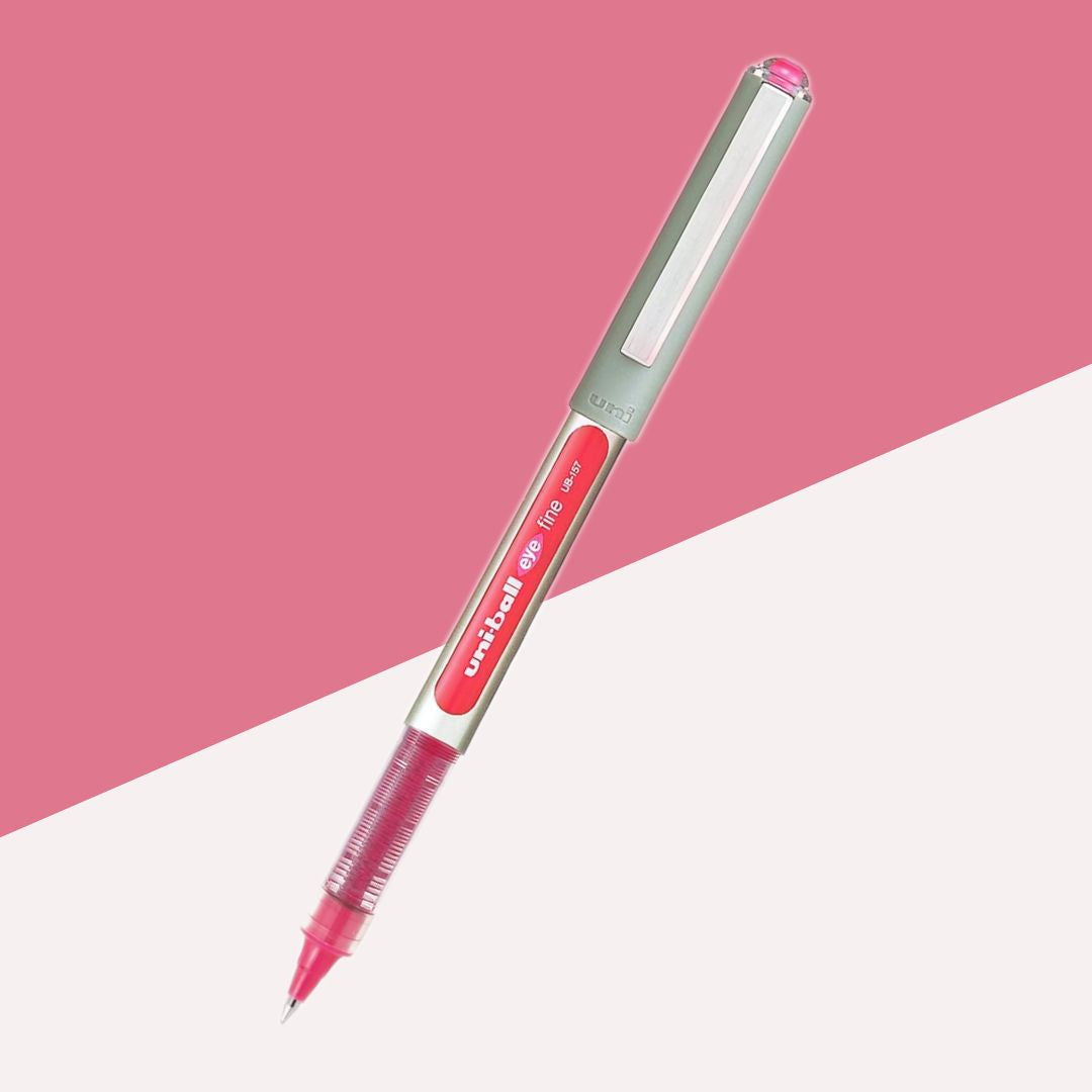 Uni-ball Eye UB157 0.7mm Roller Ball Pen – Pink : Elevate Your Writing with Elegance and Versatility ( Pack of 1 ) - Topperskit LLP