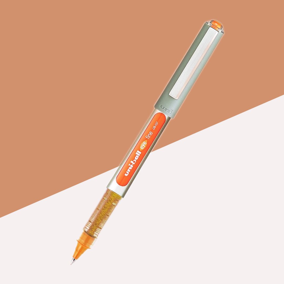 Uni-ball Eye UB157 0.7mm Roller Ball Pen – Orange : Elevate Your Writing with Elegance and Versatility ( Pack of 1 ) - Topperskit LLP