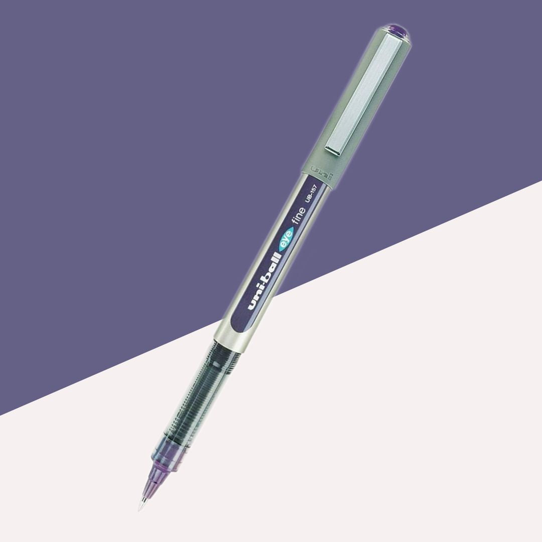 Uni-ball Eye UB157 0.7mm Roller Ball Pen – Violet : Elevate Your Writing with Elegance and Versatility ( Pack of 1 ) - Topperskit LLP