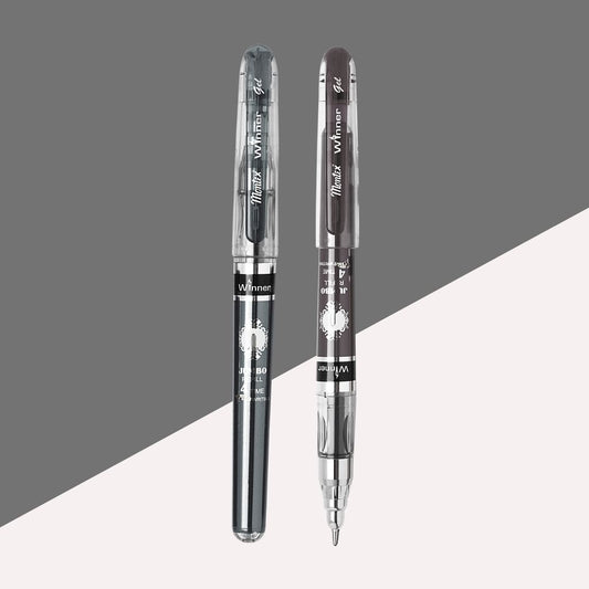 Montex Winner Jumbo Gel Pen – Black: Unmatched Smoothness and Longevity in Your Pocket ( Pack of 1 ) - Topperskit LLP