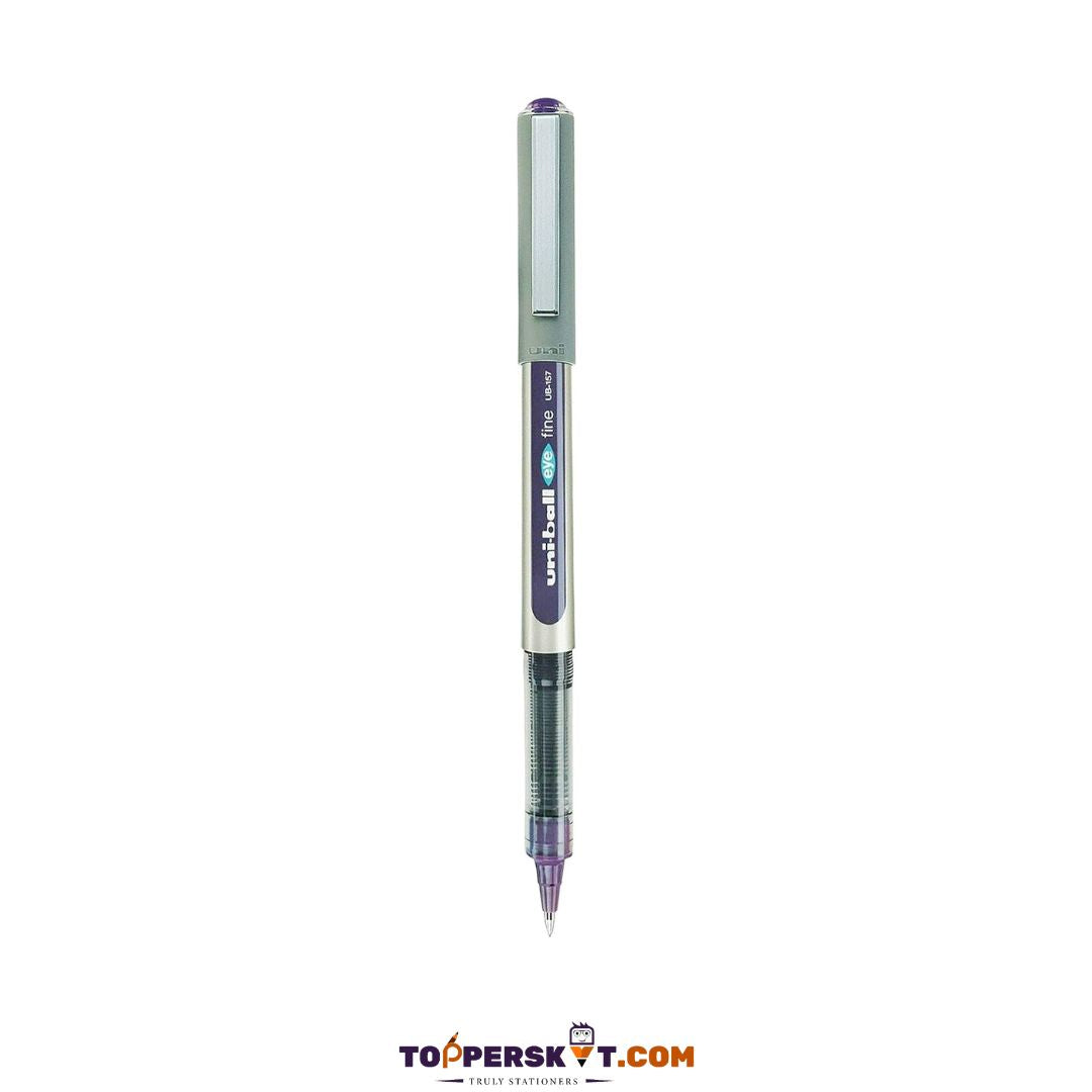 Uni-ball Eye UB157 0.7mm Roller Ball Pen – Violet : Elevate Your Writing with Elegance and Versatility ( Pack of 1 ) - Topperskit LLP