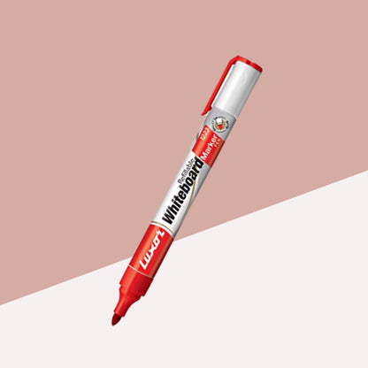 Luxor Whiteboard Marker-Red : Effortless Writing, Easy Erasability ( Pack of 1 ) - Topperskit LLP