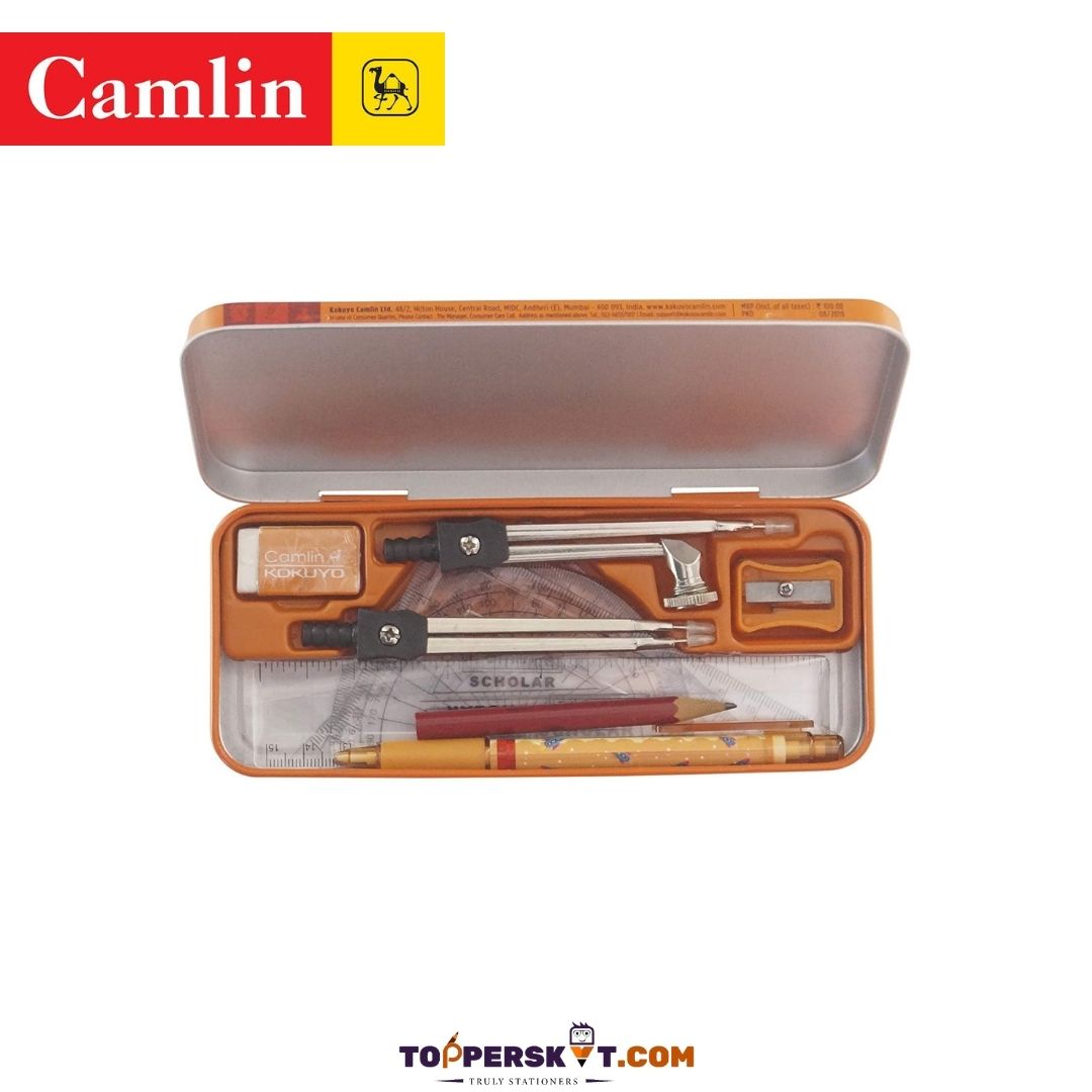 Camlin Scholar Mathematical Drawing Instruments: Precision Tools for Students ( Pack of 1 ) - Topperskit LLP