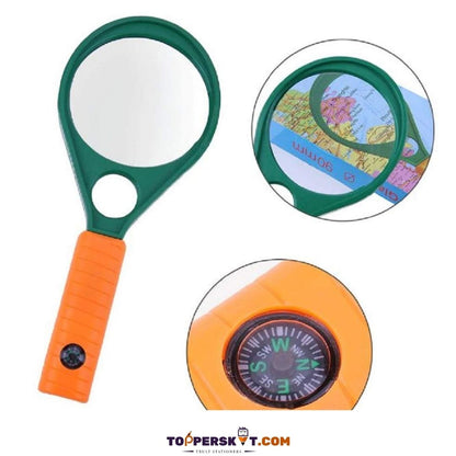 Magnifying Glass – 90mm: Optical Precision for Detailed Exploration and Comfortable Viewing ( Pack of 1 ) - Topperskit LLP