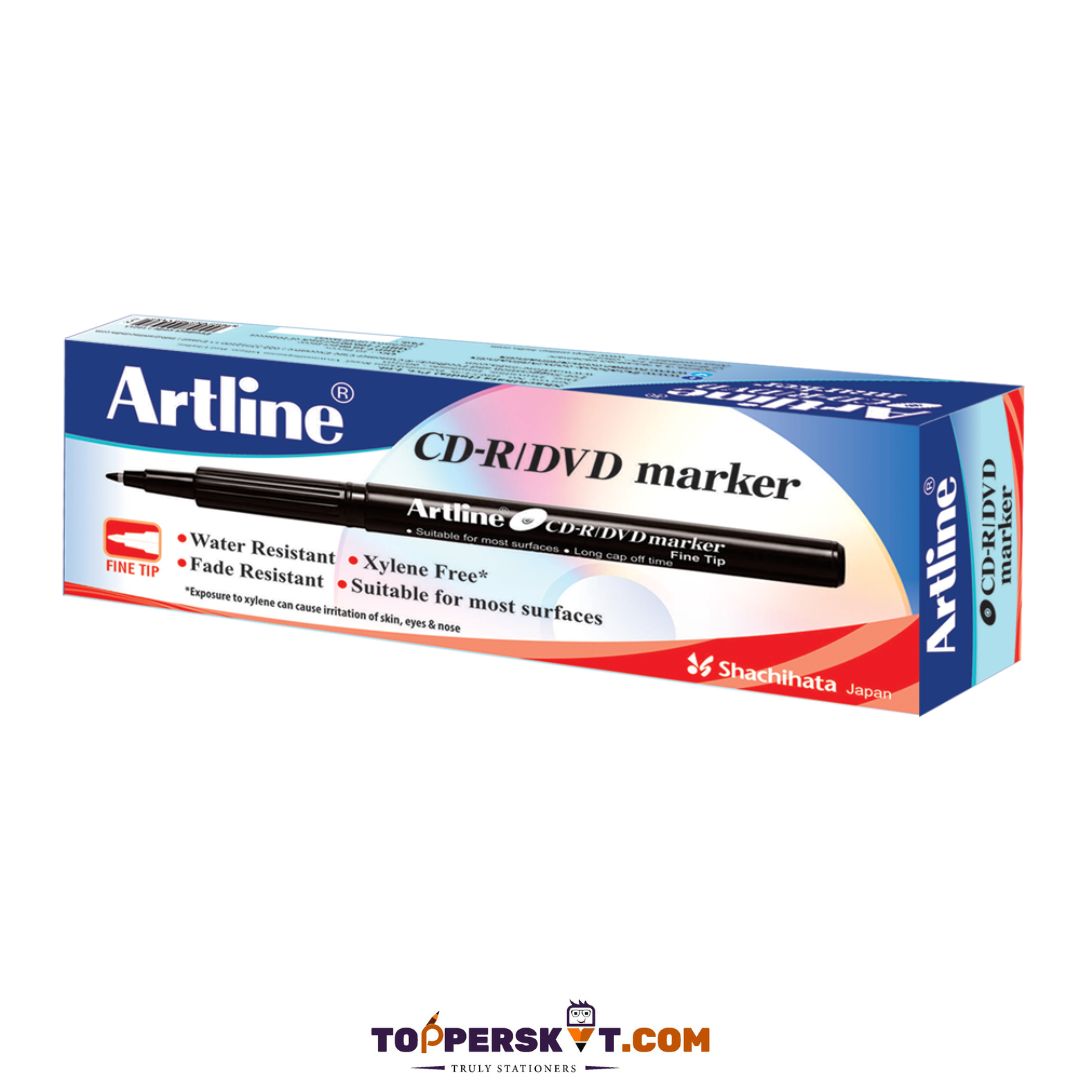 Artline CD/DVD Marker - Black ( Pack of 1 ) - Topperskit LLP