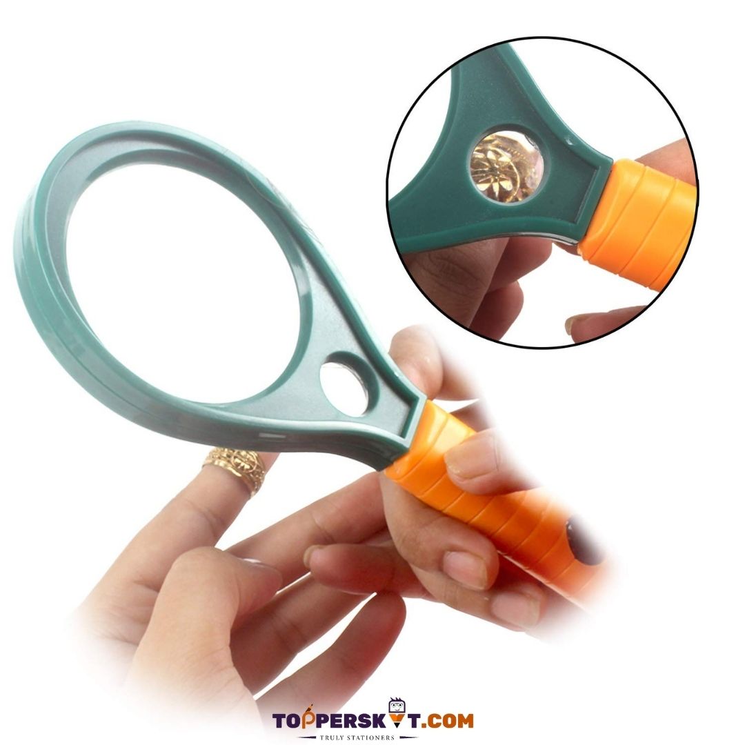 Handheld Magnifying Glass – 60mm : Versatile Precision for Clear, Comfortable Viewing ( Pack of 1 ) - Topperskit LLP