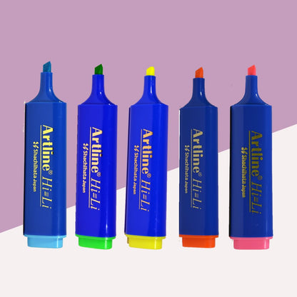 Artline Highlighter Set ( Pack of 5 ) - Topperskit LLP