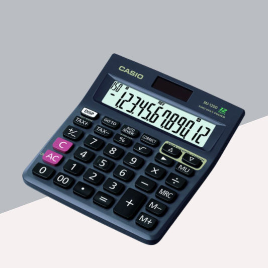 Casio MJ-120D Desktop Calculator - Streamlined Precision for Business Professionals ( Pack of 1 ) - Topperskit LLP