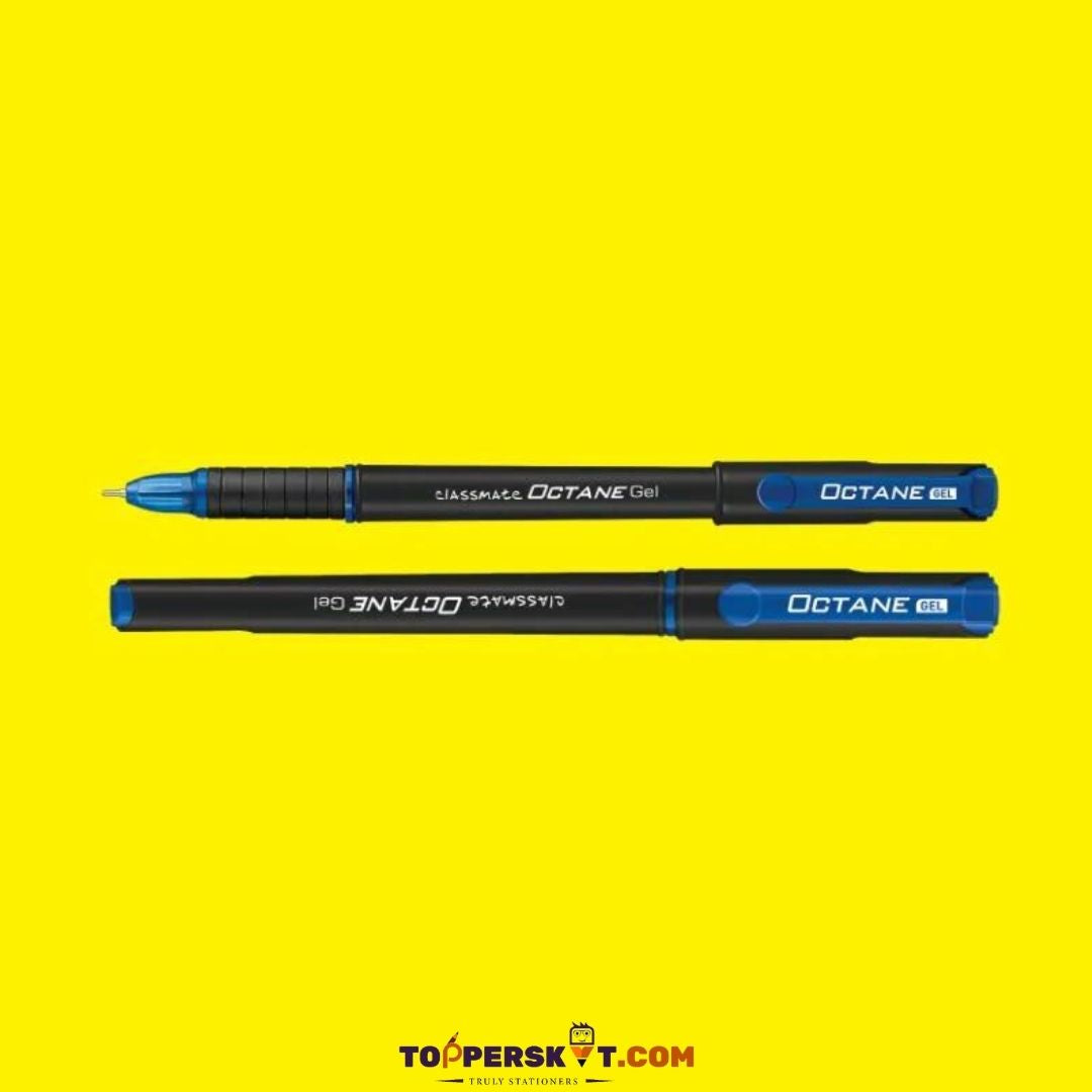 Classmate Octane Gel Pen – Blue : Elegance in Writing Precision with Japanese Waterproof  Ink ( Pack of 1 ) - Topperskit LLP