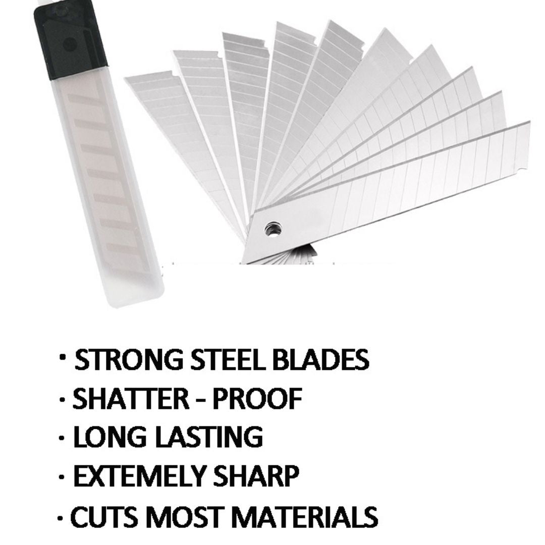 Heavy Duty Paper Cutter Blades – Big: Versatile Precision with  Snap-Off Blades for Household, Office, and Industrial Use ( Pack of 10 ) - Topperskit LLP