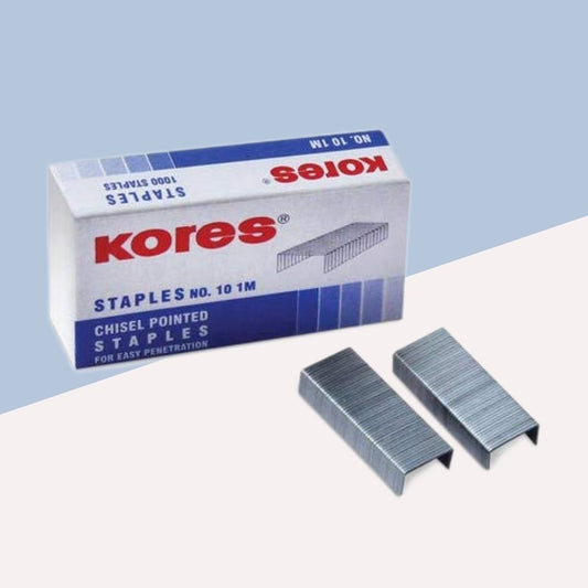 Kores No.10-1M Stapler Pins – Precision Staples for Effortless Binding ( Pack of 1 ) - Topperskit LLP