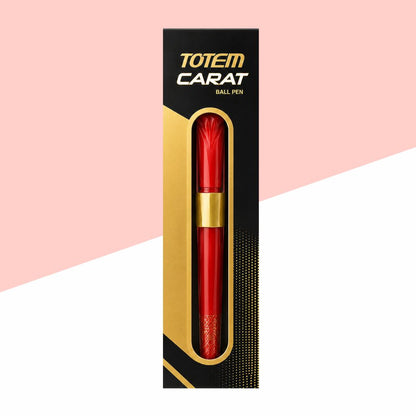 TOTEM CARAT Ball Pen Red - Front View